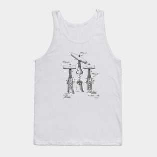 CORKSCREW VINTAGE PATENT DRAWING Tank Top